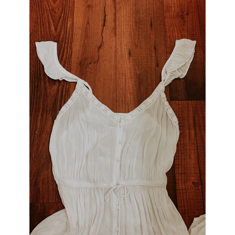 NWOT White, Lacey maxi dress